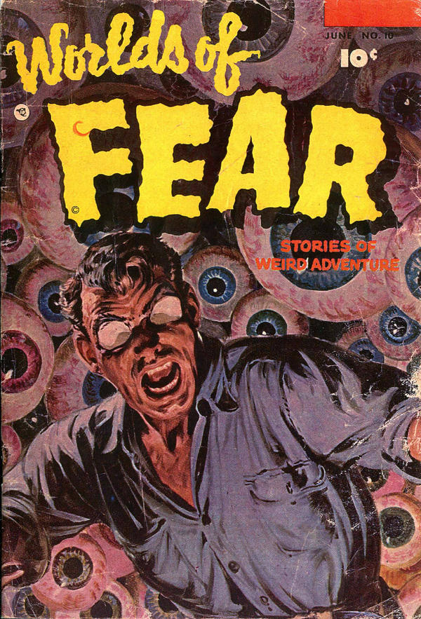 TenCentComics's tweet image. Featured: Worlds of Fear, Vol. 2, No. 10, June 1953.