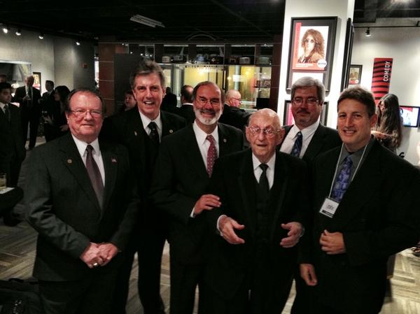 TRHoF's tweet photo. Luther Masingill and the Tennessee contingent. http://t.co/Aq80eIvm