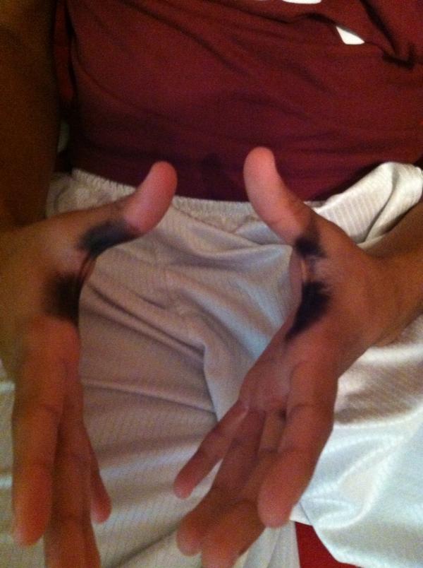 DevonDavidson05's tweet image. Tried dying @SarahGrace_5 hair. #NotGoodForMe