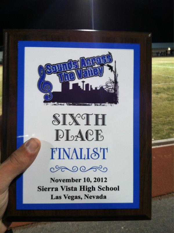 Congratulations to the chaparral marching band for finishing their season in 6th place overall!!!