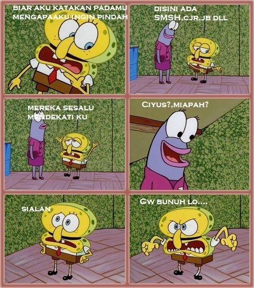 Meme Komik Indonesia on Twitter: "Spongebob anti alay http 