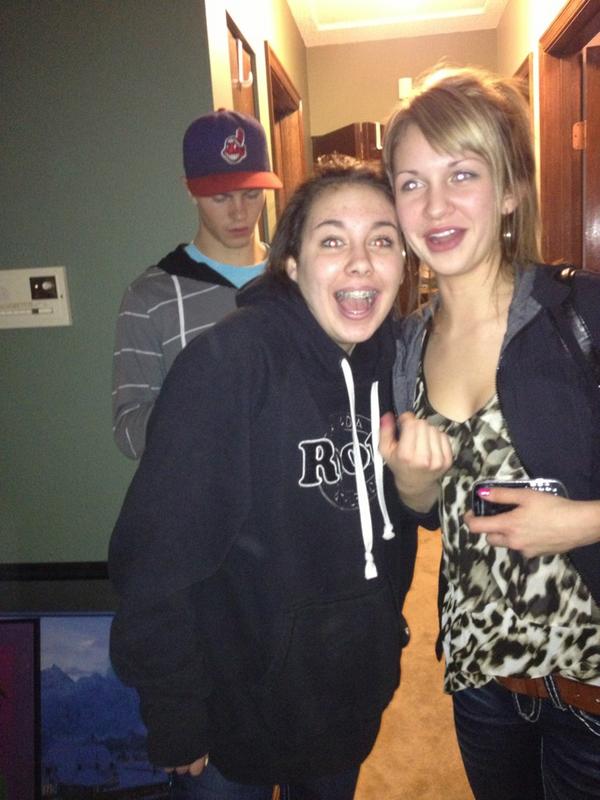 sambrewer_'s tweet photo. In the mayors hoodie!! @kradcliffe24 #beauty http://t.co/lLpi5TIz