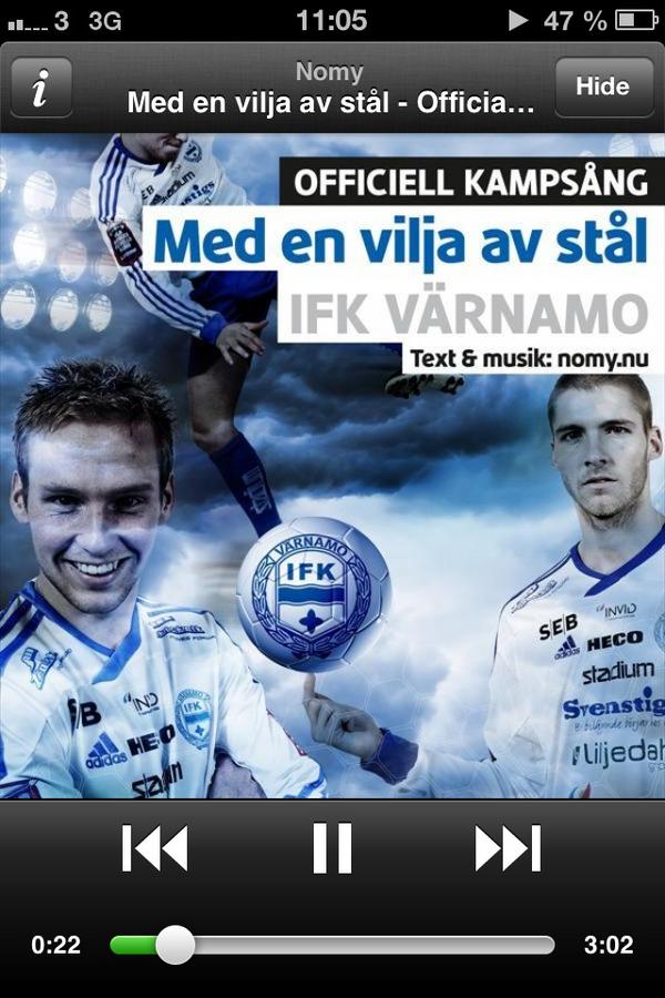 Molnina's tweet photo. Taggar för match! Kom igen nu #ifkvmo ! Det är nu det gäller! #Superettan http://t.co/UVg88pFf
