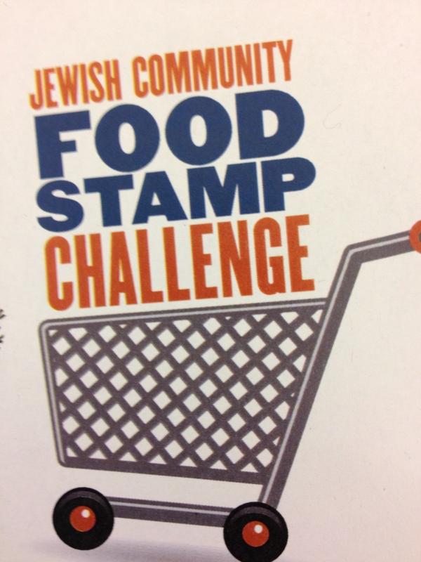 amabrams's tweet image. Learning about the Jewish Food Stamp challenge. Will u take the challenge to live on $31.50/wk? @Jewish_Atlanta