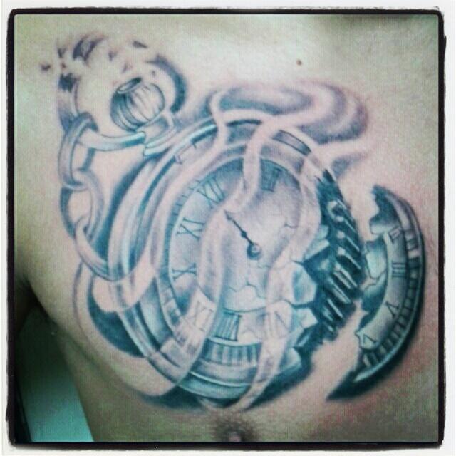 Frietas steampunk clock by Todo: TattooNOW