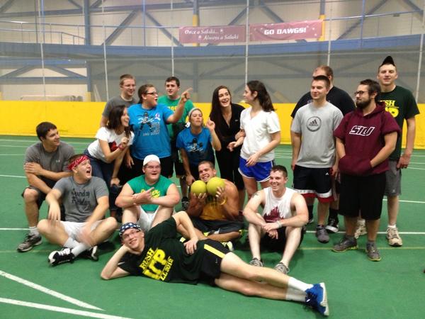 BetaAlpha_AGR's tweet photo. Agger Team 1 and Team 2 take first and second place @sk_gammakappa UV Dodgeball Tournament 2012 @AlphaGammaRho http://t.co/LN8GZG3y