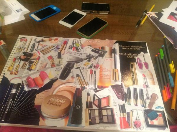 CherryThirst's tweet image. Omfg cutting and sticking this took ages but it&apos;s finally done #GraphicsProject