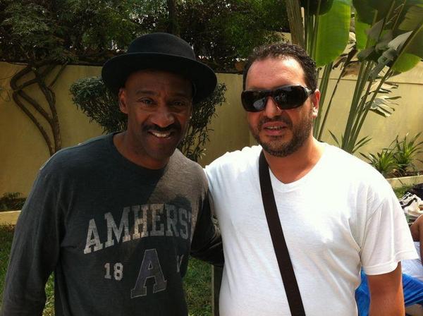 RamonPorrina's tweet photo. Con Marcus Miller y Ramón Porrina (uno de los mejores bajistas del mundo). http://t.co/F4OjWjmj