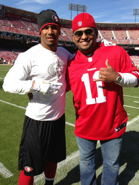 KFP48's tweet image. At the 49ers game today - #PandaModeOn Let's get this W boys