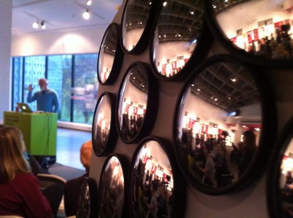 museumofvan's tweet image. last Sunday: RT@thehappycity:The architect through hallucinatory lens of his model for Brighouse Skytrain #DesignSunday