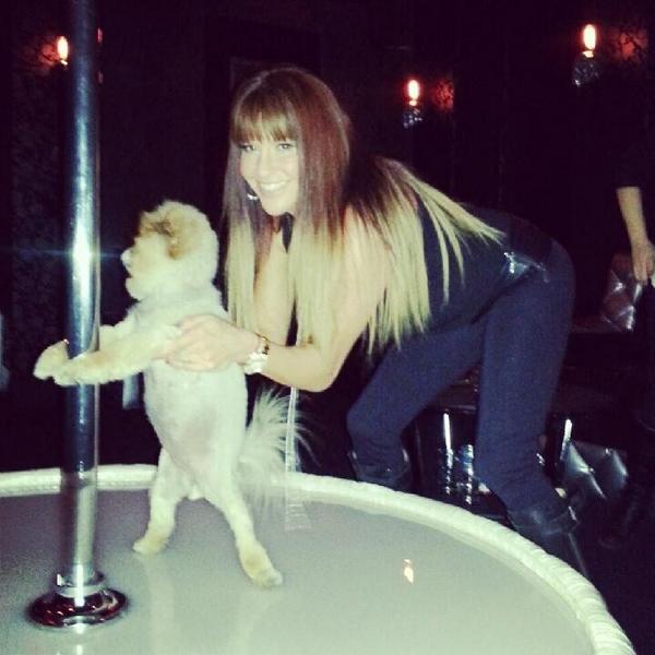 First one on the new pole was foxy!