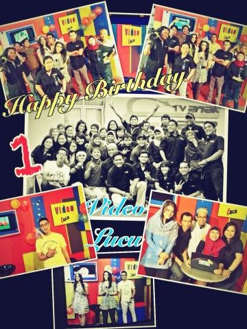 videolucu_space's tweet photo. Happy birthday #videolucu yang pertama http://t.co/SFum5dQH