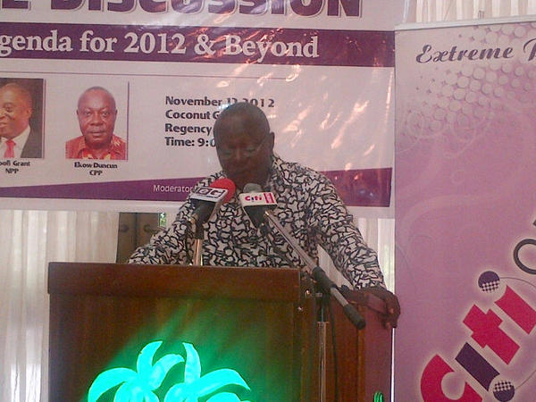 Citi973's tweet image. In this age, we vote along 'world bank' lines - Ekow Duncan of CPP #citifmroundtables #ghvotes