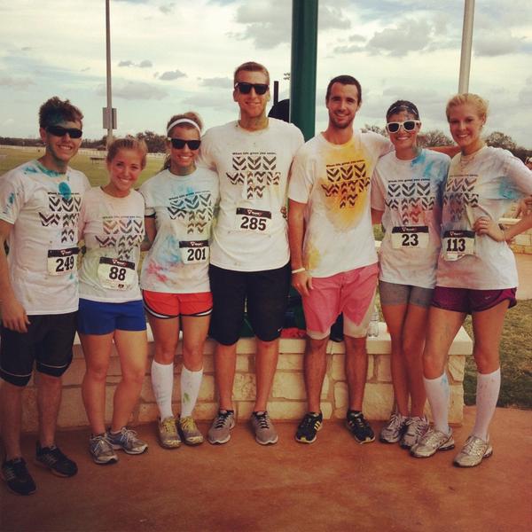 lilmisskenzie3's tweet image. Such a fun time at the Chi-o color 5k yesterday! #fitfun
