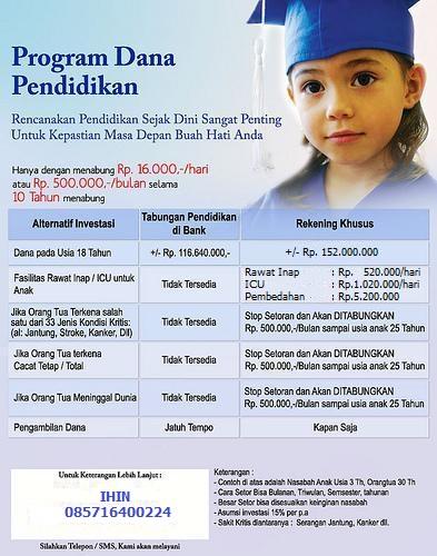 Asuransi Pendidikan on Twitter: "Mau ikut Program Dana Pendidikan untuk