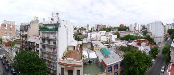 Recently arrived in Buenos Aires for a cognitive science conference with the University. View from my room over Palermo