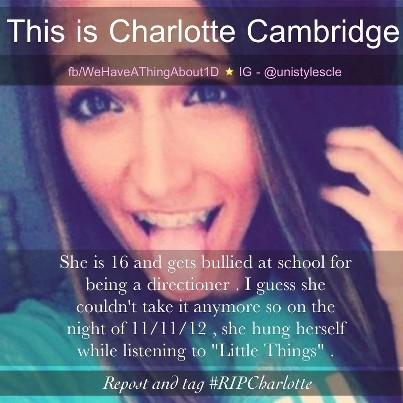 Walien4Evaa's tweet photo. #RIPCharlotte We love and miss you<3 #directionerfamily http://t.co/3iHjud6e