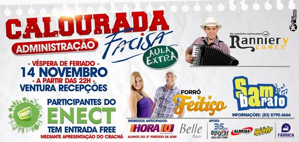 G3Midia's tweet photo. Quarta tem #CalouradaADM em #VenturaRecepções com @RannieryGomes @SamBaratoficial #ForróFeitiço evento @fabricaeventos http://t.co/XKyzkPdb