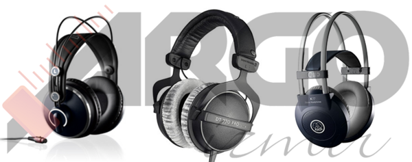 Stüdyomuzda AKG K271 MK II , BEYERDYNAMIC DT770 PRO ve AKG K77 marka kulaklıklar kullanılmaktadır.