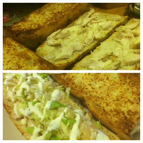 BENxSILVER's tweet image. Omg omg omg. Yeah that's cheese that I melted onto that bread. 
#MeltedCheese
#RotisserieChicken 
#EverythingBread