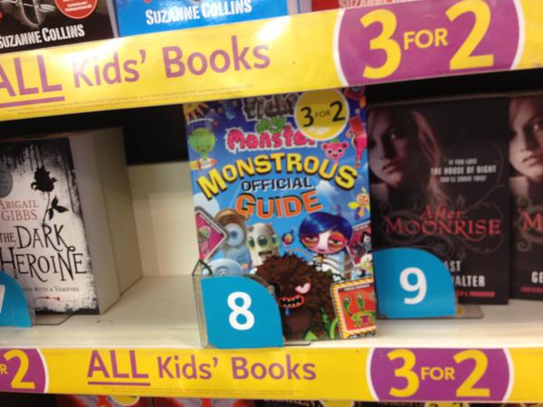 FightMyMonster's tweet photo. What a fantastic book! So handsome. So clever. Everyone should go buy a copy of FMM's Monstrous Official Guide TODAY! http://t.co/FKqPT9gU