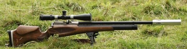 The wolverine .303 with a prototype Hugget