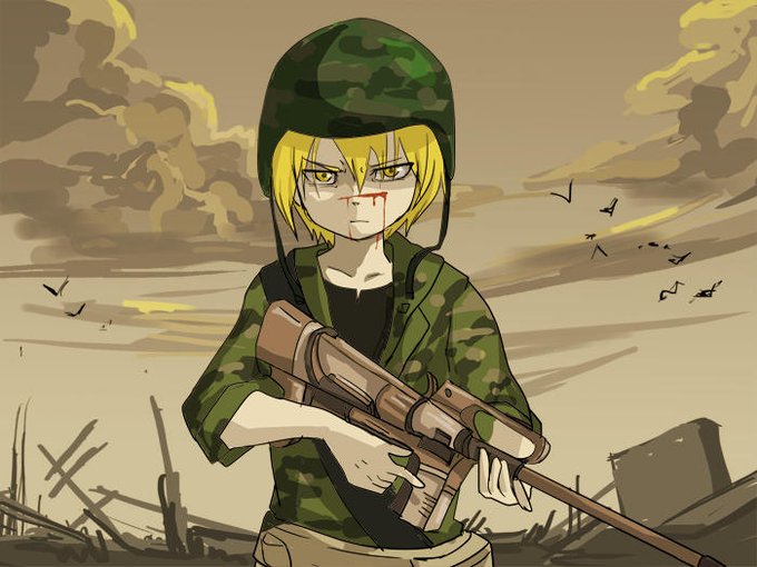 少年兵のtwitterイラスト検索結果 古い順