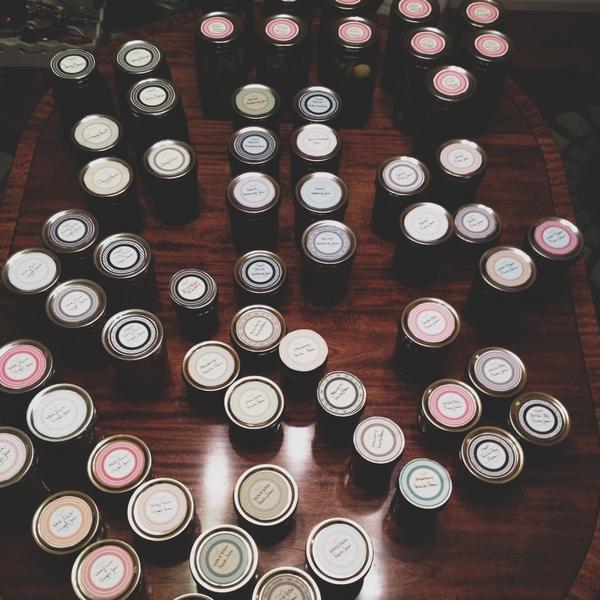 Canvolution's tweet image. Yay!&amp;gt;RT @AudraGM: #canvolution happening on table- finally labeled, now to inventory/store!  I'm ready for the zombies!