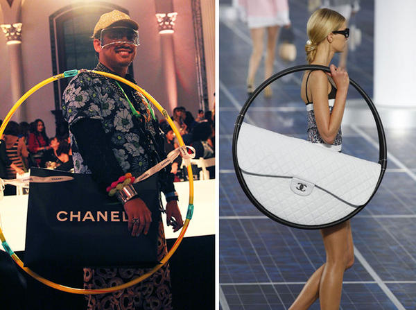 Trendtation. on X: LOL Chanel Hula Hoop Bag Low cost mode #DIY