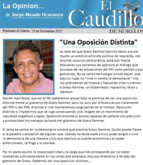 FridadlCastillo's tweet photo. Los pobladores d Huexca y Tepoztlan viven y sienten en Graco un Gobernador impositivo, falso y represor@Jorge_Meade http://t.co/MeYFi67G