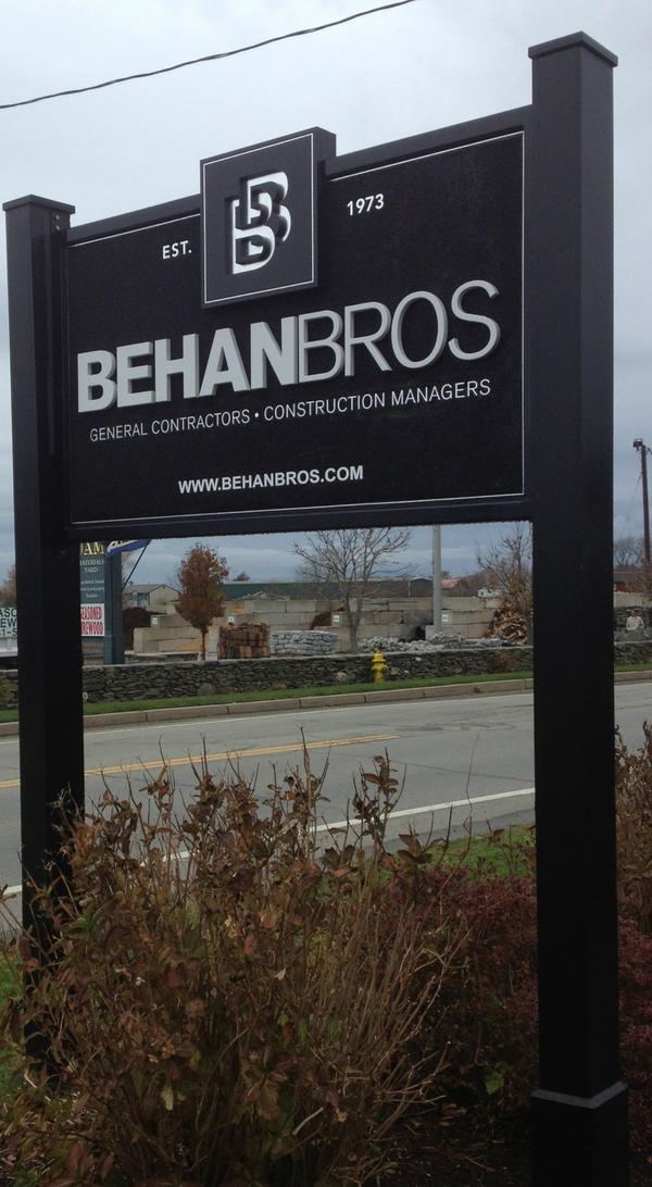 behanbros's tweet photo. Check out our new sign on Aquidneck Ave! http://t.co/9syTesWI