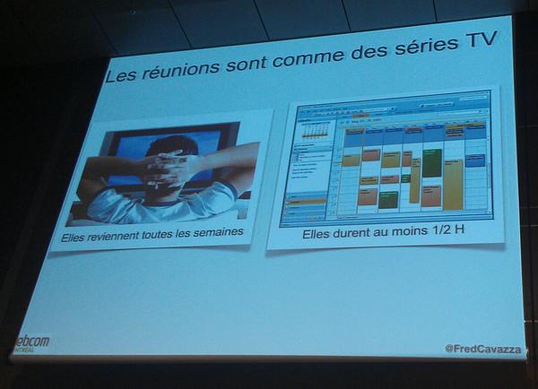 valerialandivar's tweet image. #webcommt Les réunions sont comme des séries Tv