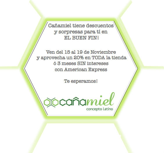 Canamiel's tweet photo. No te pierdas el buen fin en Cañamiel! Descuentos y meses sin intereses. http://t.co/bpK4ppbN