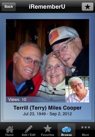 iRUMemorial's tweet photo. Today, we celebrate the life and memory of Terrill Miles Cooper.  Gone ... but never forgotten!! http://t.co/RrEk6KUX