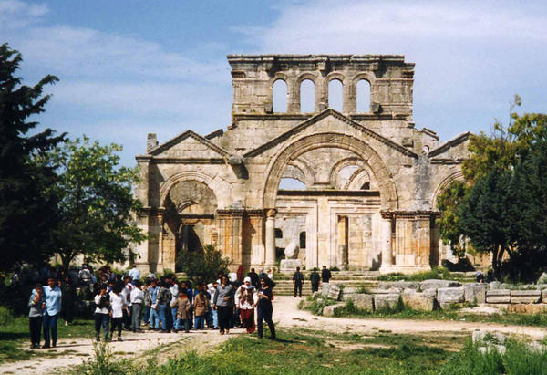 SyriaInPhotos's tweet photo. Another photo of The Church of Saint Simeon Stylites near #Aleppo || #Syria http://t.co/7PlWenIV