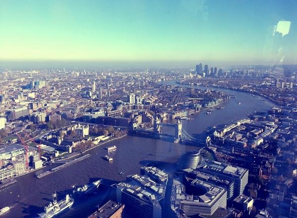 BRCMaps's tweet image. #BRCGIS team lunch at The Shard earlier. #London looking spectacular!