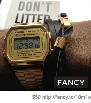 MonroeAlvarez's tweet photo. Gold Casio Digital Watch http://t.co/Ba9cmOV3 via @thefancy http://t.co/qjBBROik
