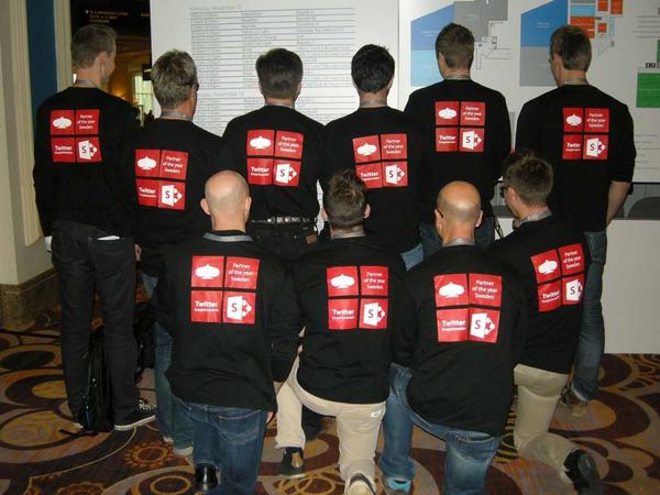 dagpetersson's tweet photo. Some of the participant from the huge swedish team from #sogeti at #spc12 http://t.co/k81BNoKv