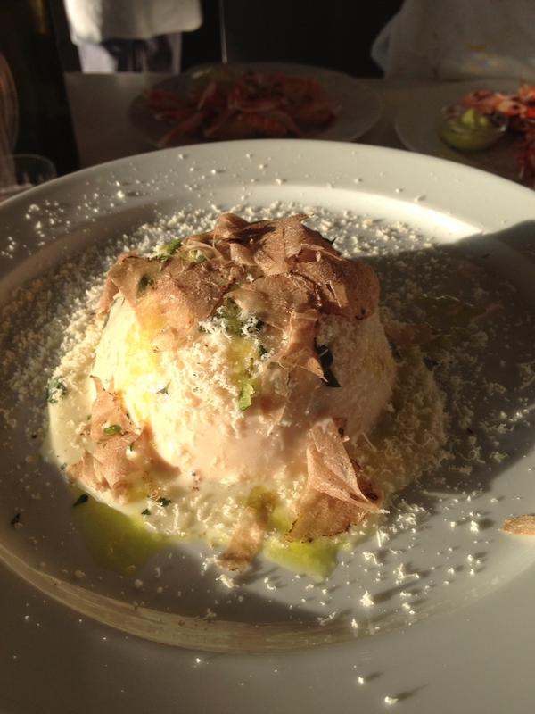 RiverCafeLondon's tweet photo. Sformata Di zucca con tartufi bianchi http://t.co/6y87bYjD