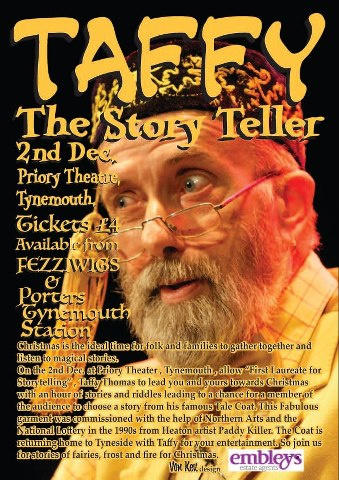 We are proudly sponsoring Taffy Thomas the Story teller, Priory Theatre 2.12.12 See picture for details! #NorthEastHour