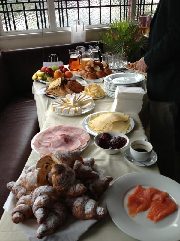 4NKingston's tweet photo. Probably the best continental breakfast at 4N meeting yet. Thanks to the Ferry pub for hosting 4NKingston this week. http://t.co/zFp2eNnq