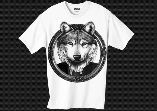 KingdomLtd's tweet photo. New wolf tee, rep Kingdom Apparel http://t.co/7BEVwIQU