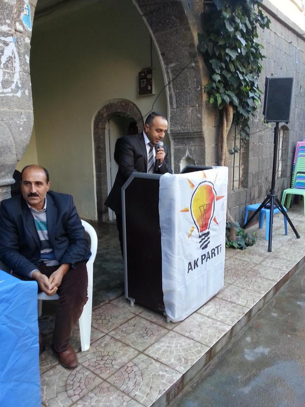 15 Kasım 2012 Siverek Ak Parti 5. Danişma Toplantısı, Siverek Ak Parti Teşkilat Başkanı Hasan Karakaş 'ın Konuşması.