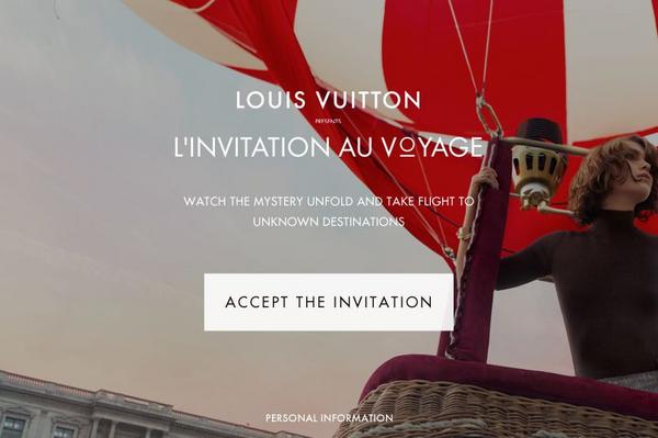 Louis Vuitton's first television campaign L'Invitation au Voyage