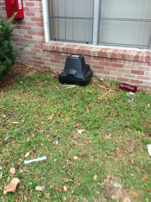 Nawwww nigggaaa, yo TV belongs inside the house. How you gonna plug it in outside :(((