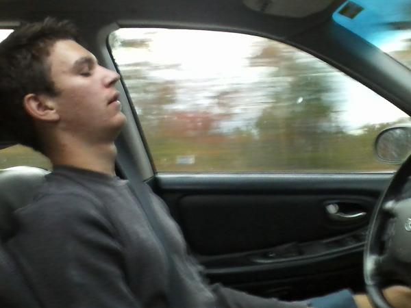 ATadWinde's tweet image. #Throwbackthursday sleeping at the wheel. #TwitterlessRob