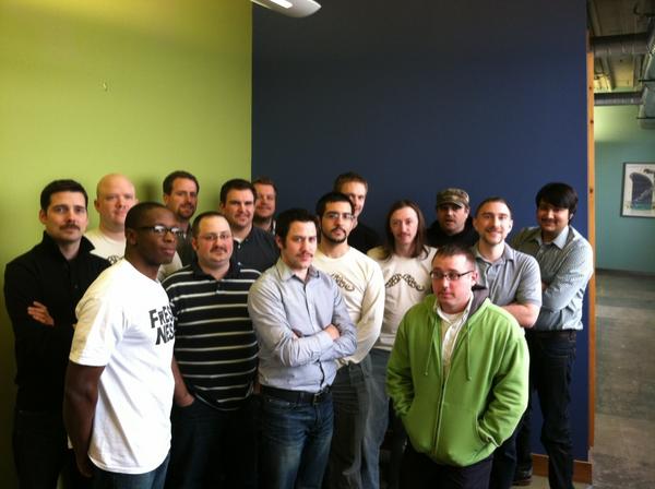 tessaburg's tweet image. Team SparkBase - pretty solid crew! #movember #sparkbase
