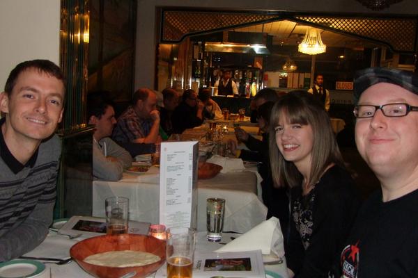 Ryan, Andy and Karren just as waiting for Neila