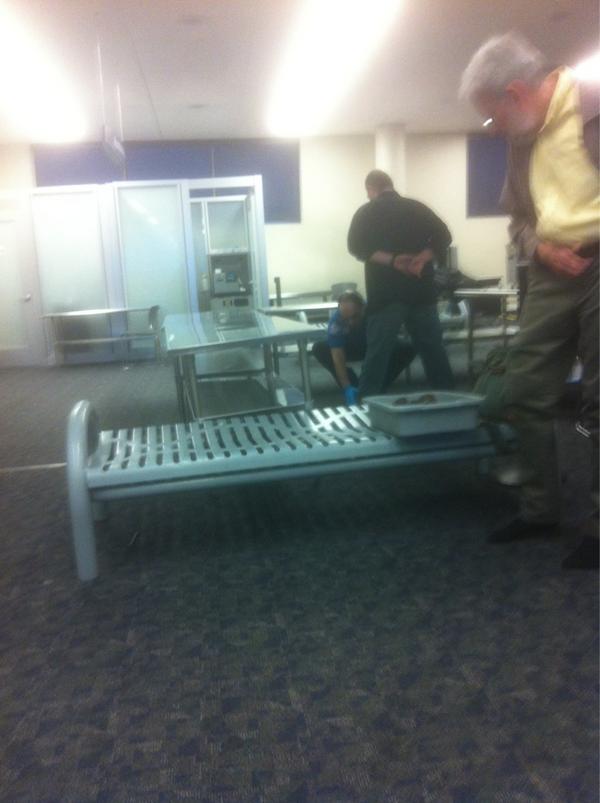 youngkozzie's tweet image. TSA getting ready to blow a passenger #friendlycustomerservice