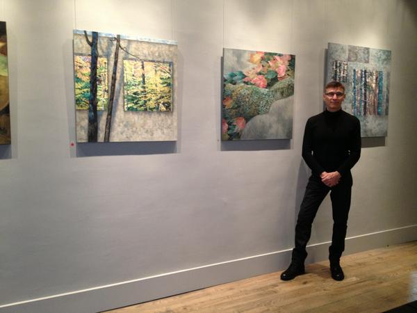 UrbanSources's tweet photo. Artist Allen Shugar presents Floating Leaf at #UrbanGallery http://t.co/ytTKpQw